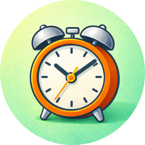 Illustration d’une horloge symbolisant le temps et la régularité pour s’entraîner